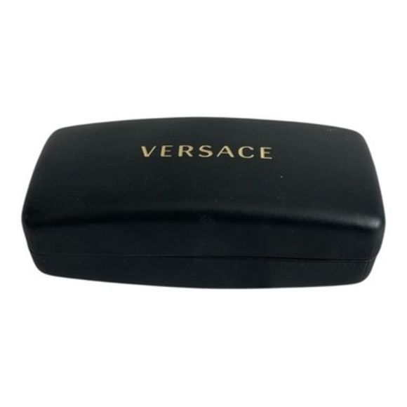 Versace Black Rhinestone Logo Sunglasses Bling Rare Designer Glasses Shades +Box main image 8